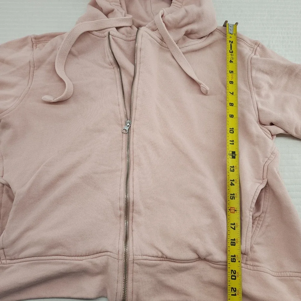 Zella Zip Up Hoodie Sweatshirt Athletic Activewear‎ Pastel Pink Casual 1X